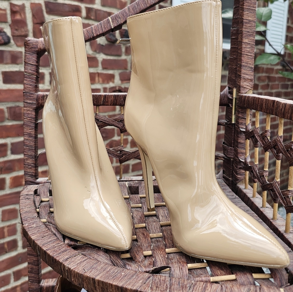 Beige Booties